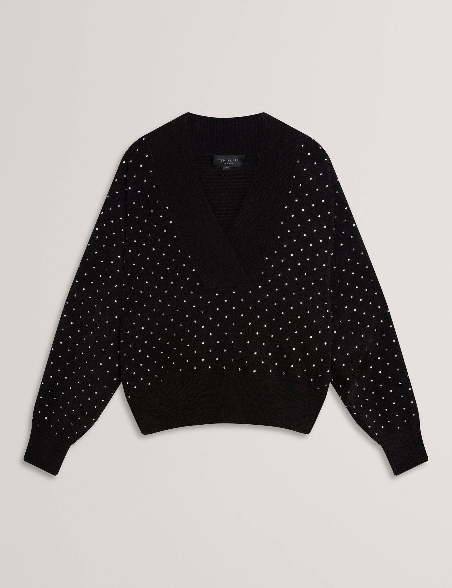 ALIISEE - V Neck Hot Fix Jumper