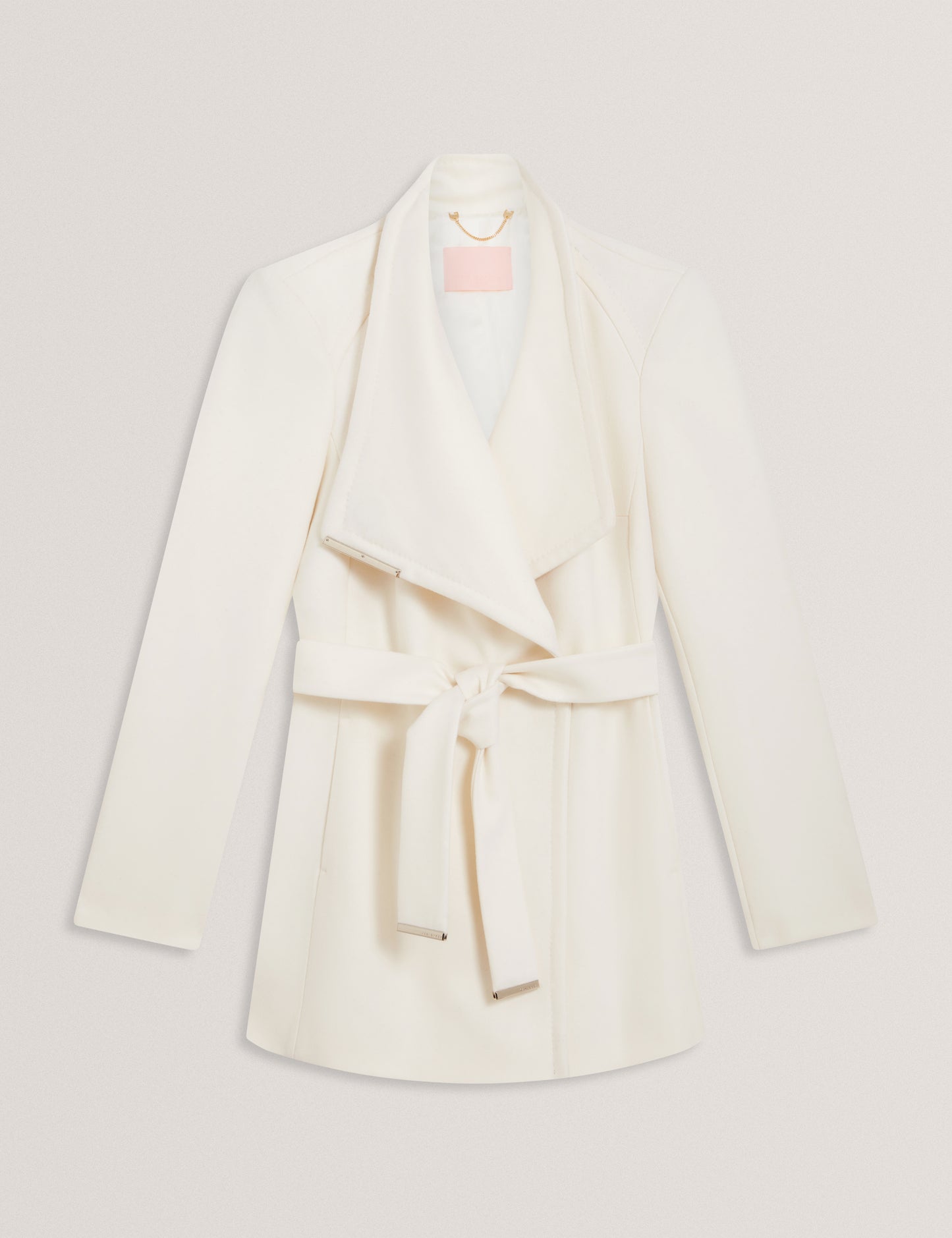 ROSESS - Short Belted Wool Wrap Coat