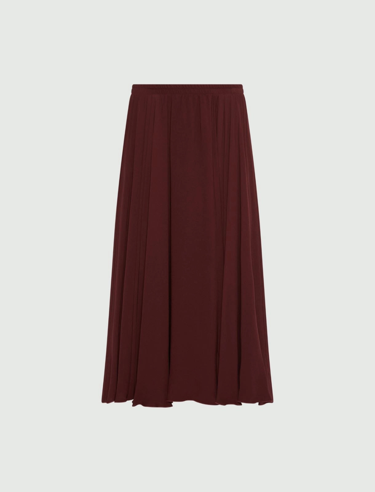 BRADO - Long georgette skirt