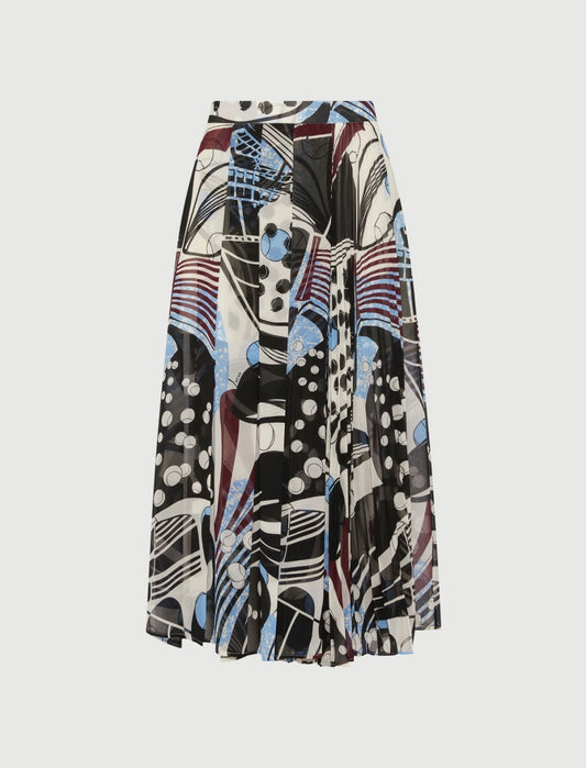 ALESSIO - Long print skirt