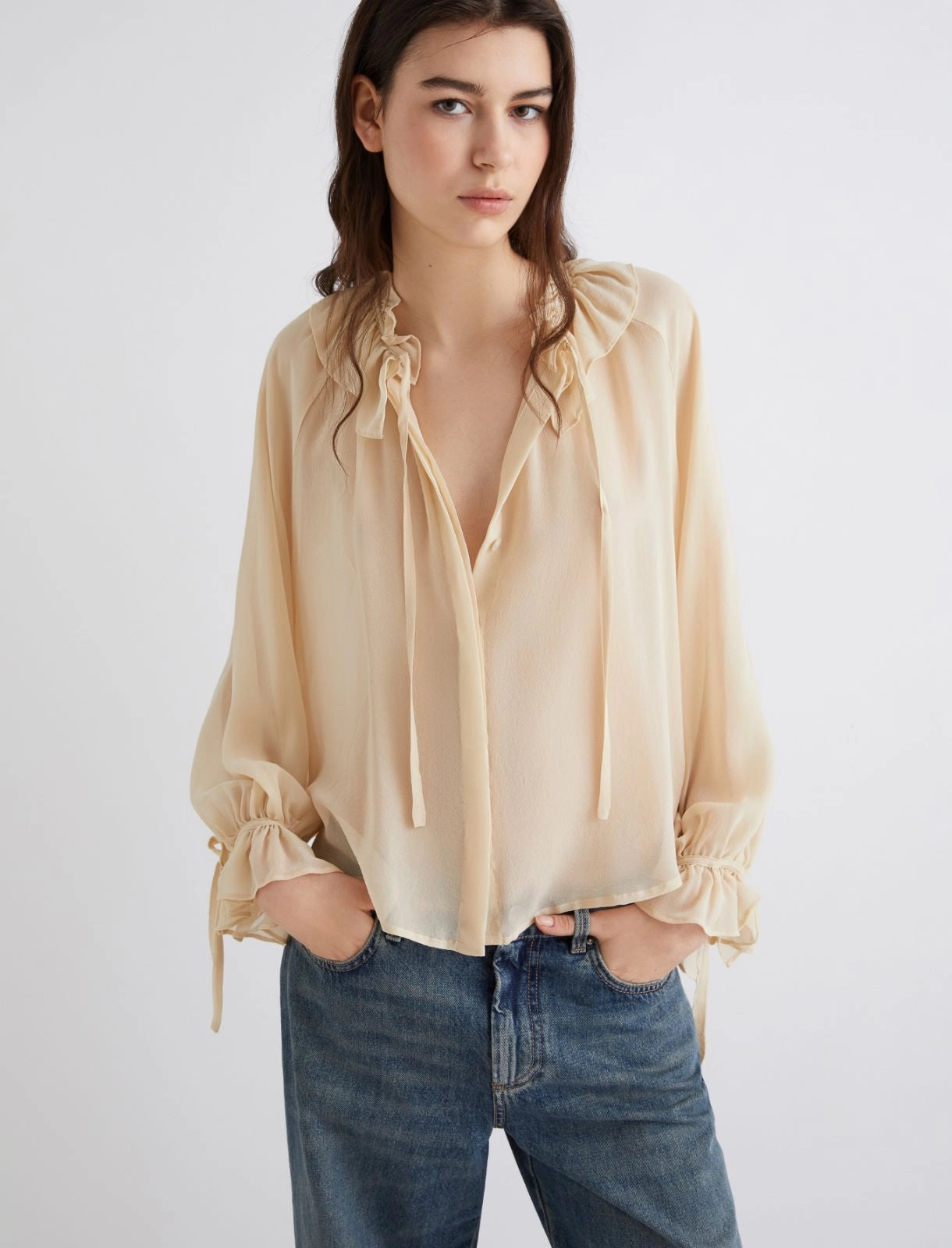 NUOTO - Georgette shirt