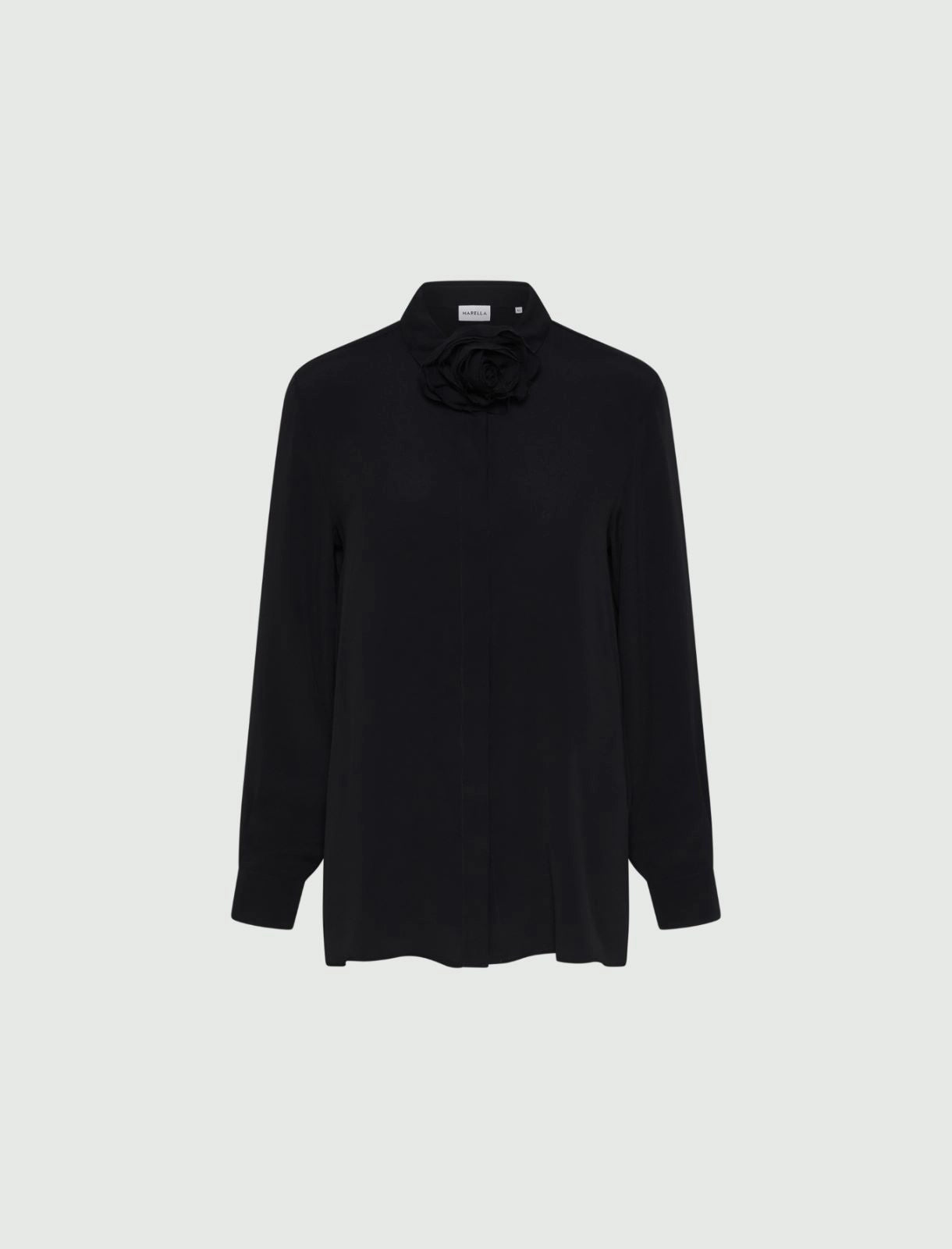 CABIRIA - Silk-blend crepe shirt