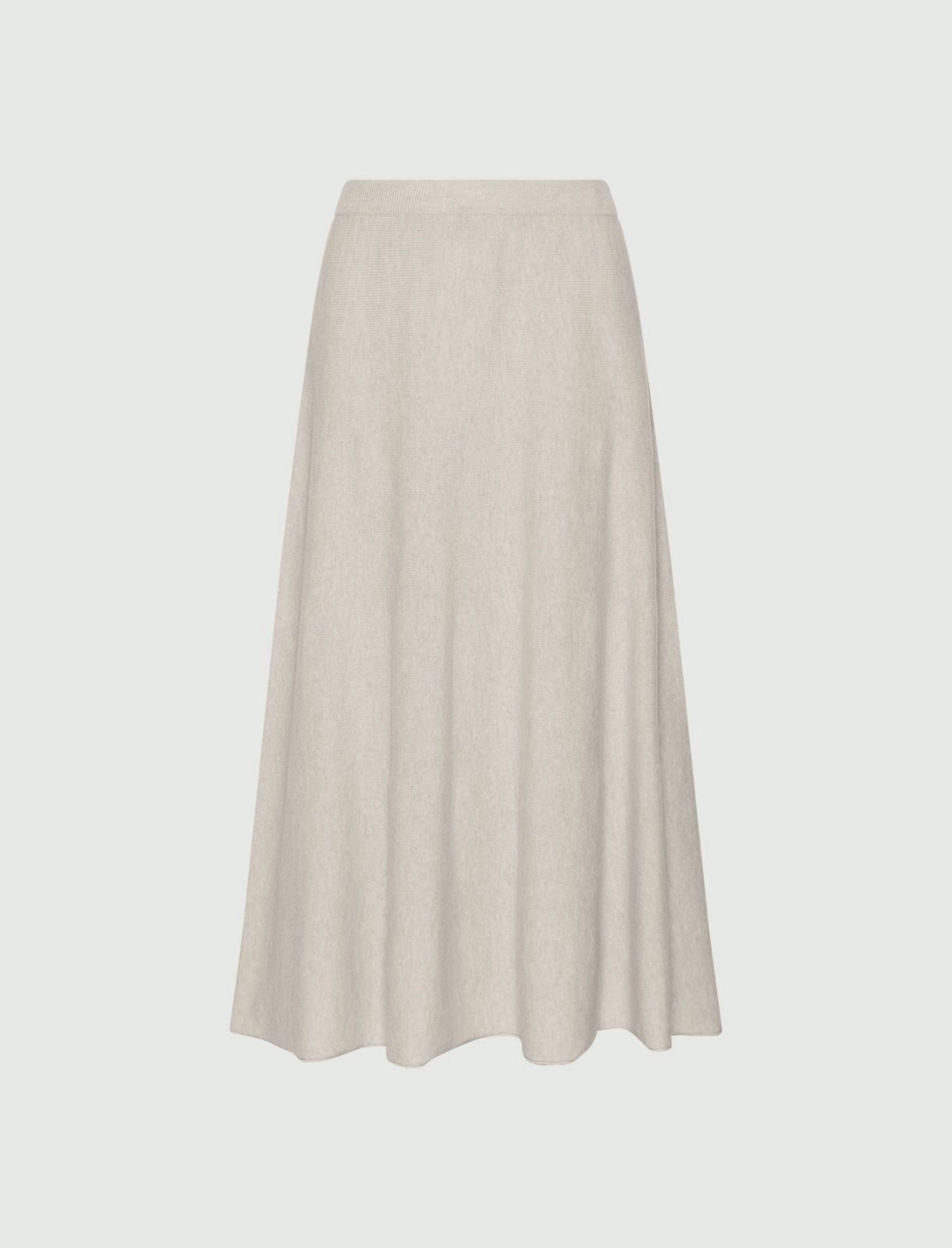ERMES - Cashmere-blend calf-length skirt