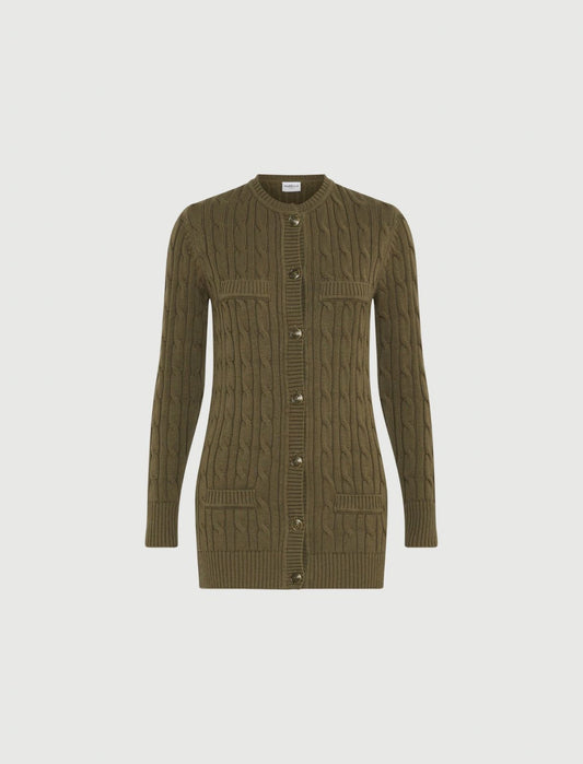 LIETO - Cable-knit cardigan