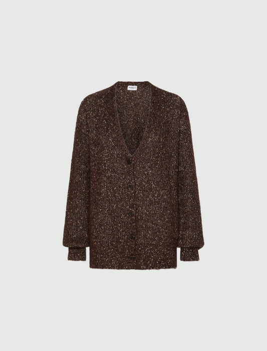 ARANCIO - Mohair and alpaca cardigan