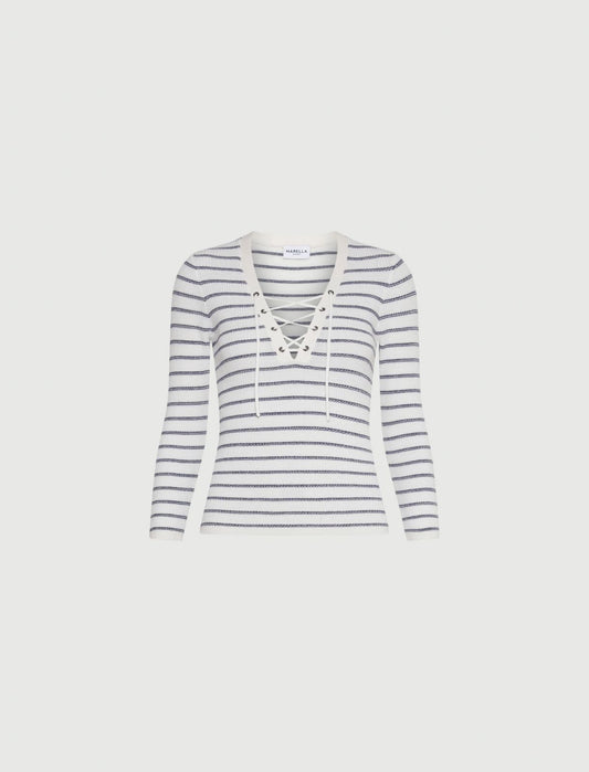 MARUS - Sweater in lurex-embellished pure wool fabric