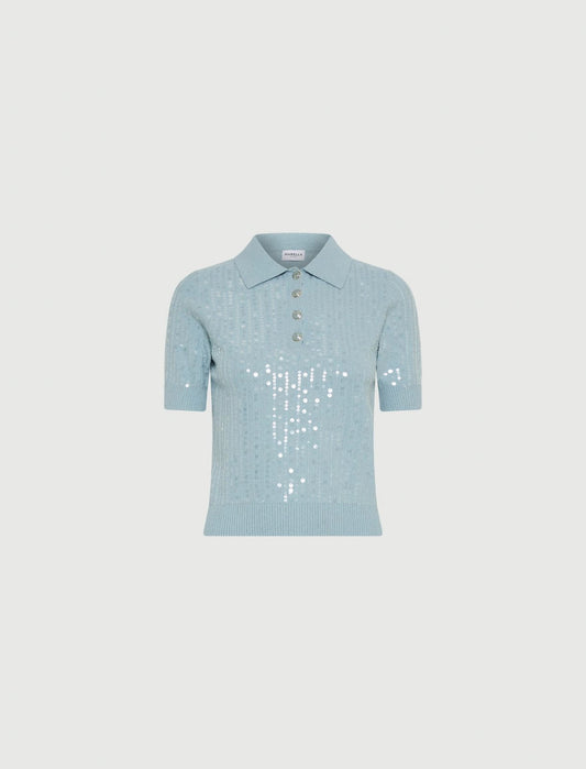 DIADEMA - Sequin polo shirt