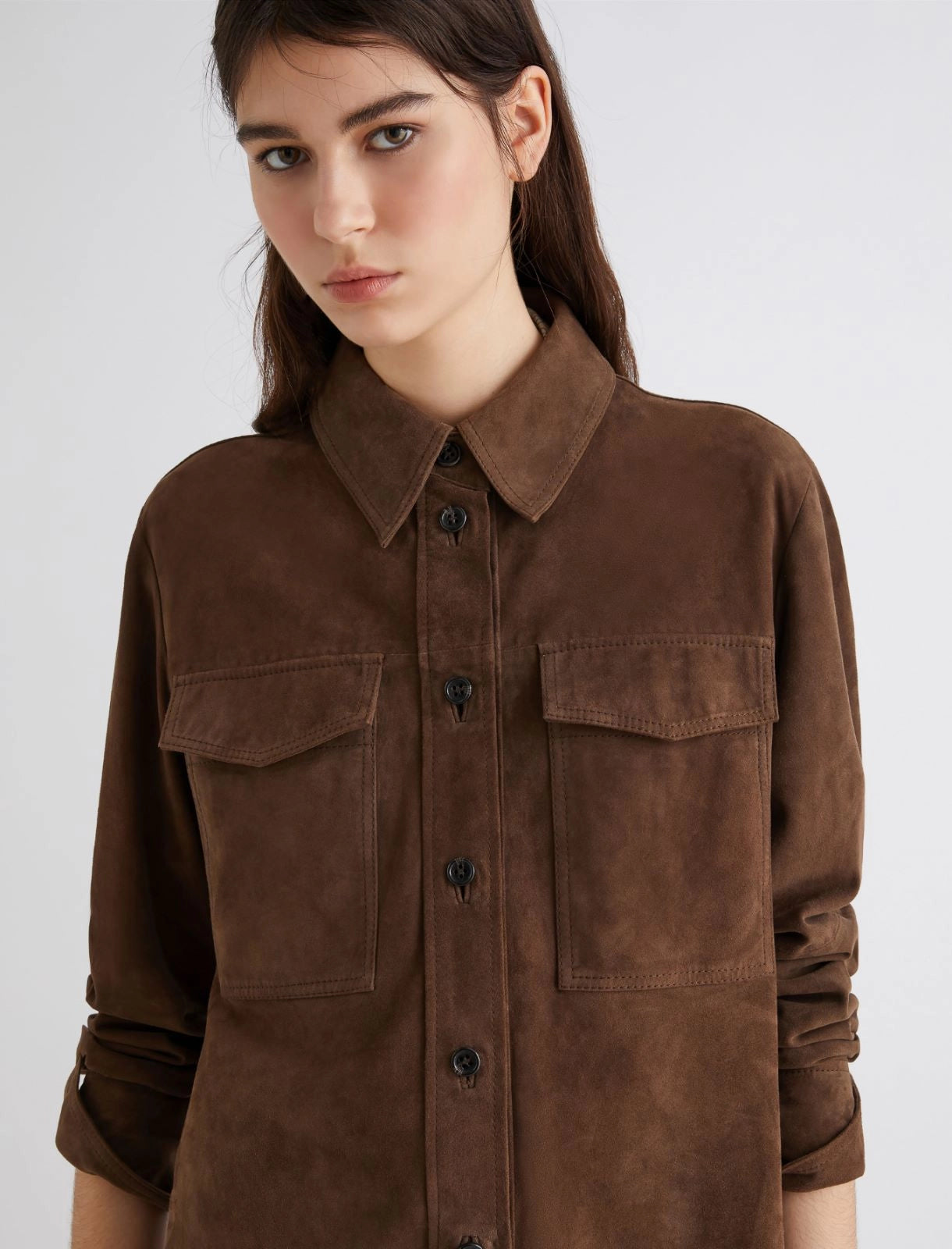 GIOCO - Suede shirt