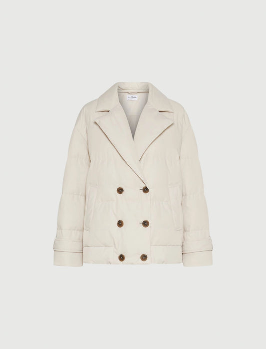 TRAPANI - Down-padded pea coat