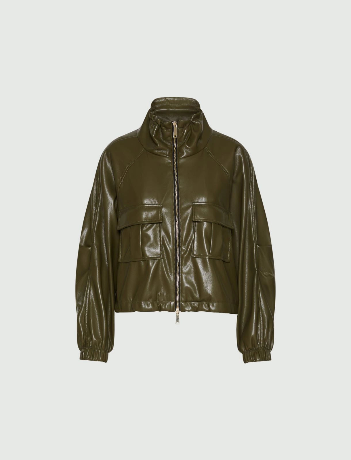 LORETTA - Coated jersey blouson jacket
