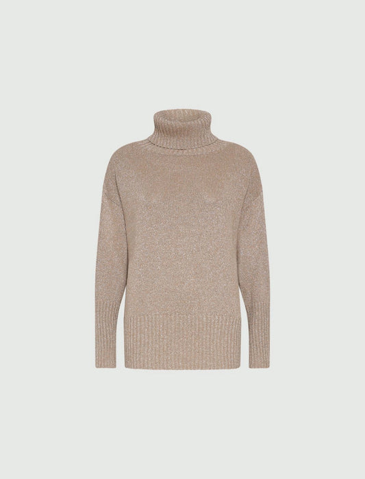PACCHIA - Lurex-embellished oversized sweater