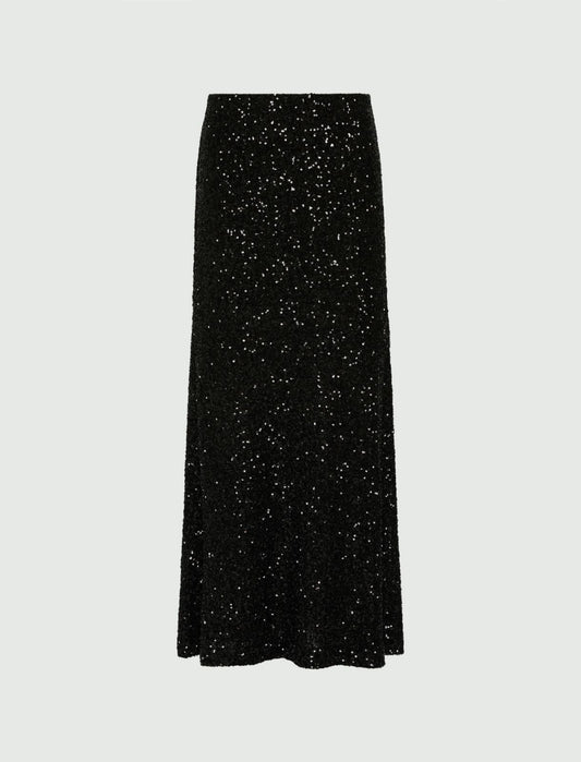 SALICE - Sequinned midi skirt