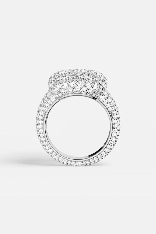 hiver - Statement Flocons de Neige Ring