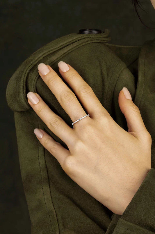 croisette - Linear Pavé Ring