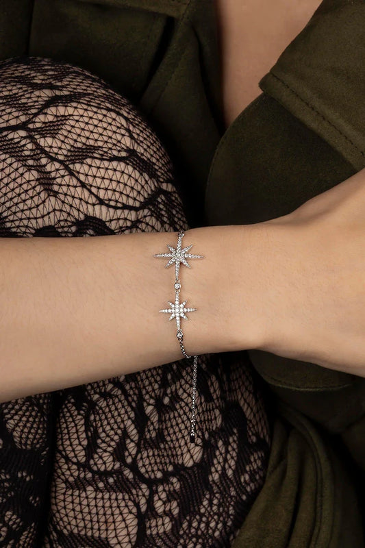 meteorites - Double Météorites Adjustable Bracelet