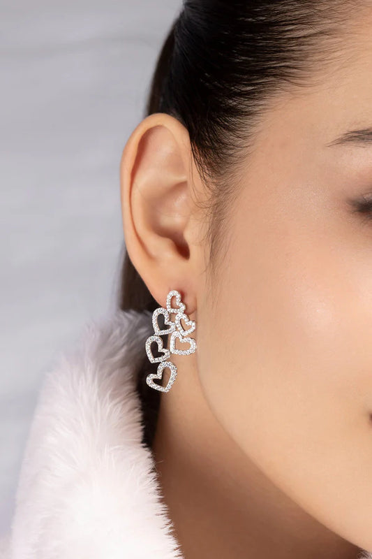 hiver - Heart Earrings