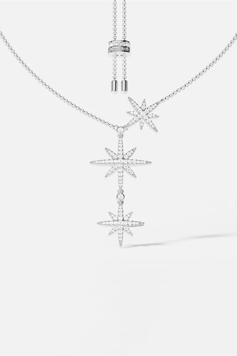 METEORITES - Triple Météorites Adjustable Necklace