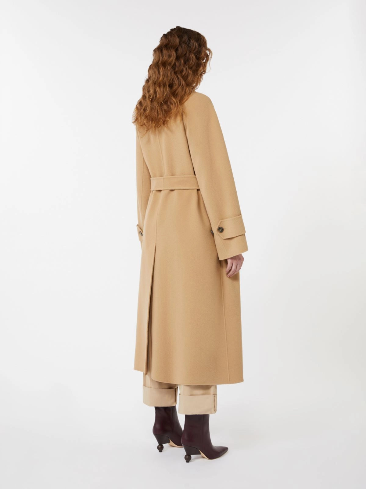 CADINE - Double-sided wool trench coat