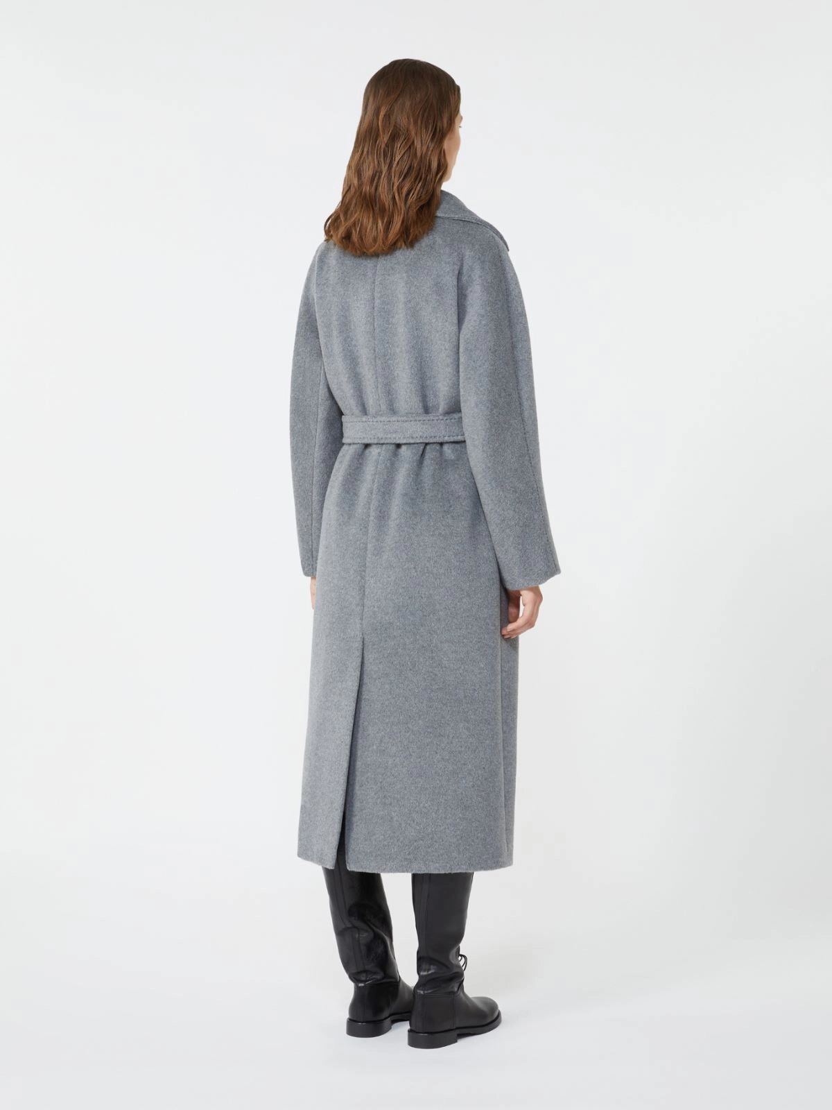 TEMPERA - Long wool and alpaca coat