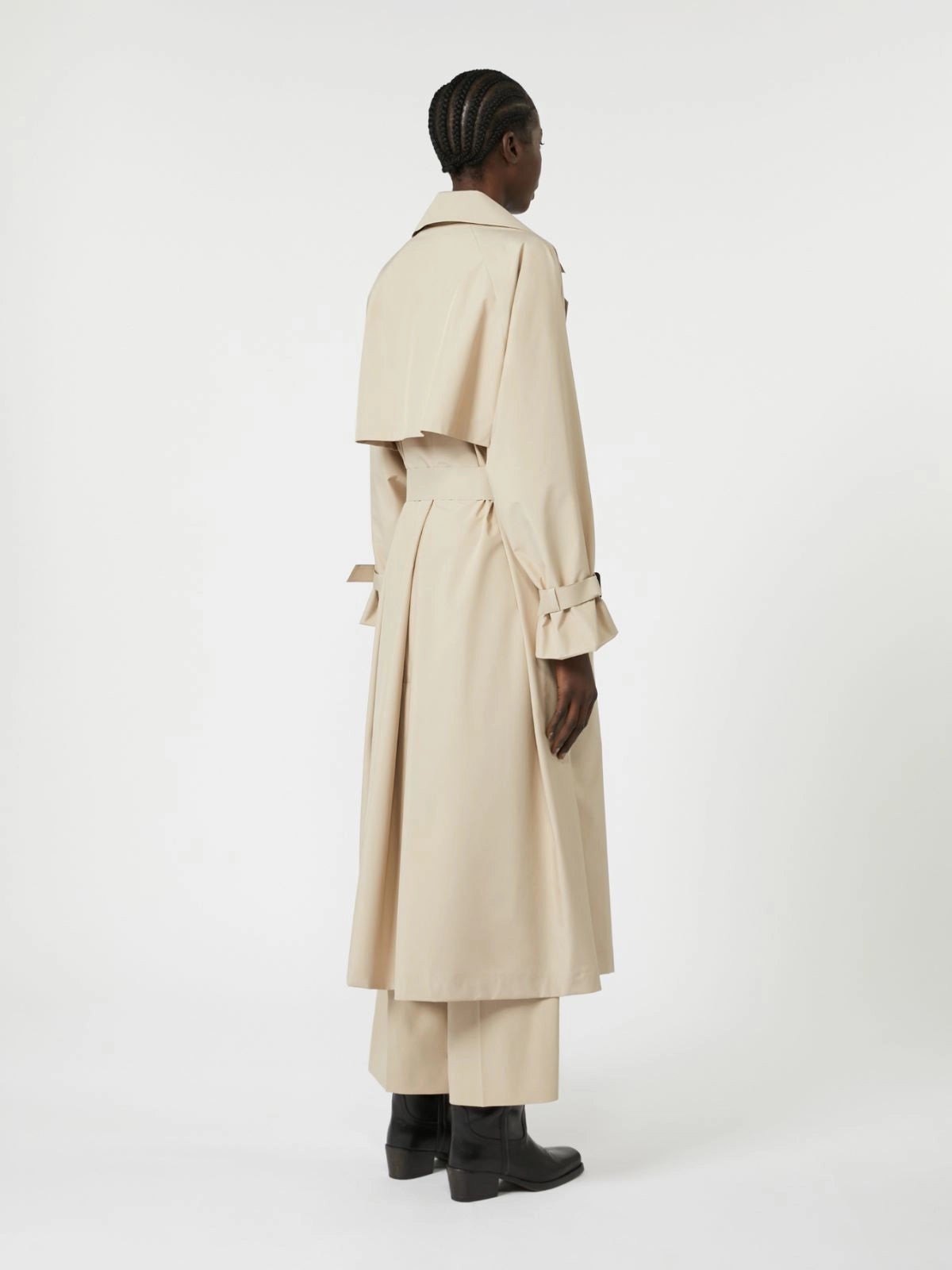 FATTO - Water-repellent canvas trench coat