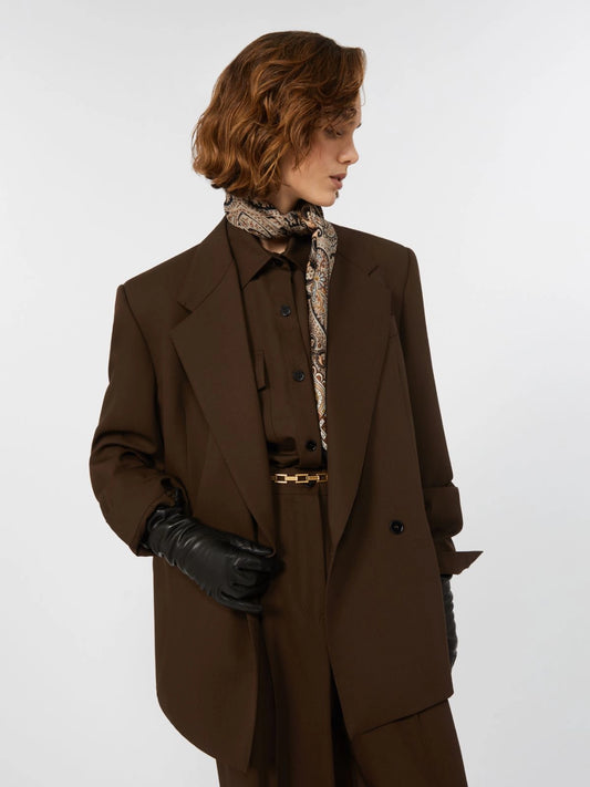 GINSENG - Wool twill blazer