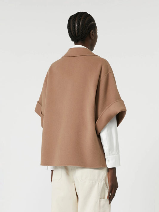 PERA - Short wool broadcloth coat