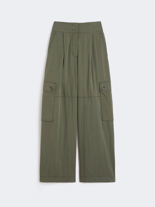 WKDAQUILA - Cotton gabardine trousers