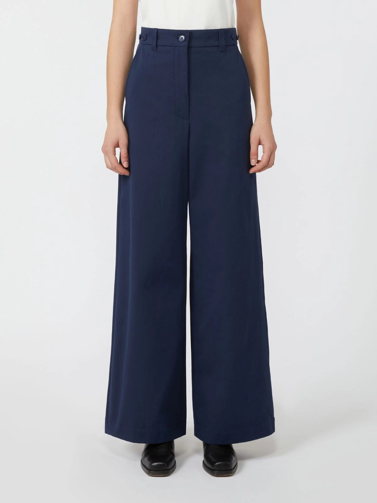 ALFEO - Cotton gabardine trousers