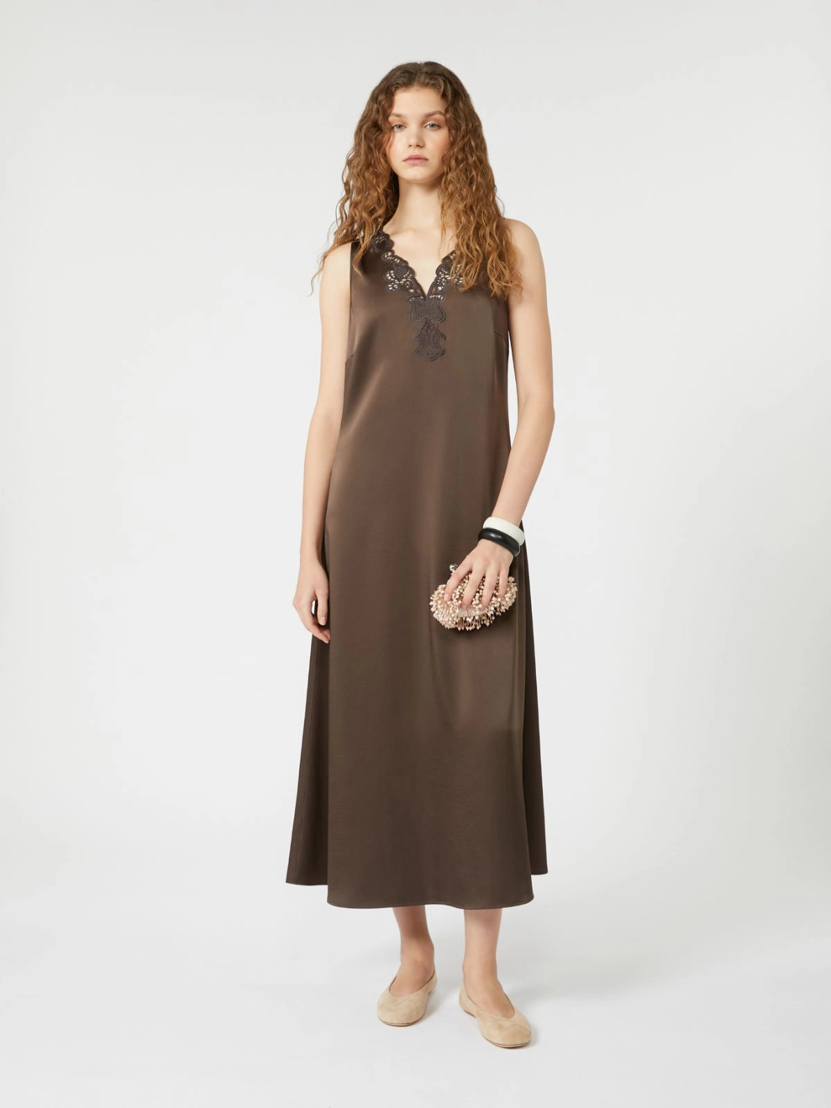 CANOSSA - Long satin dress
