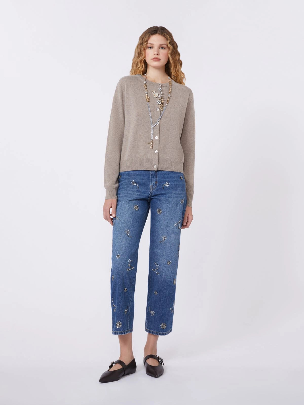 WKDNEBBIA - Wool and cashmere cardigan