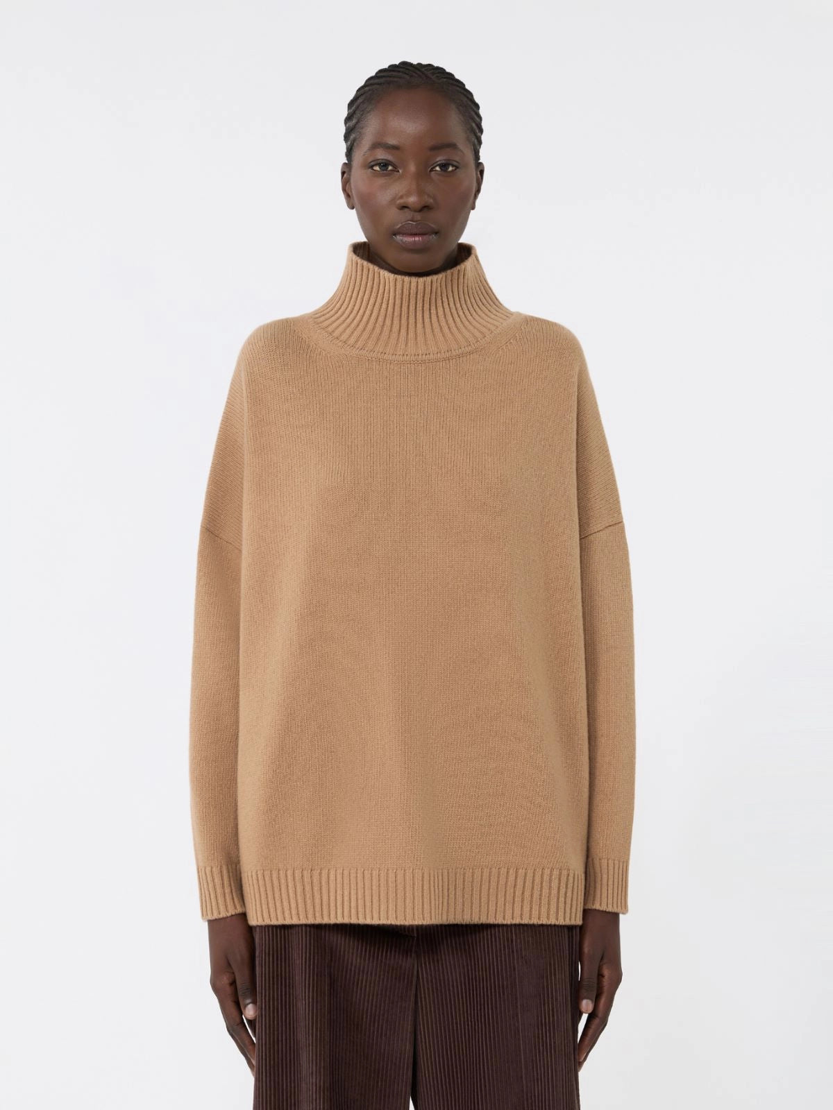 BORGIA - Wool knit turtleneck jumper
