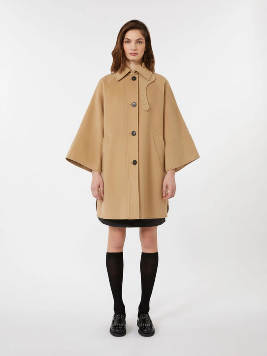 RUFO - Double wool drap coat