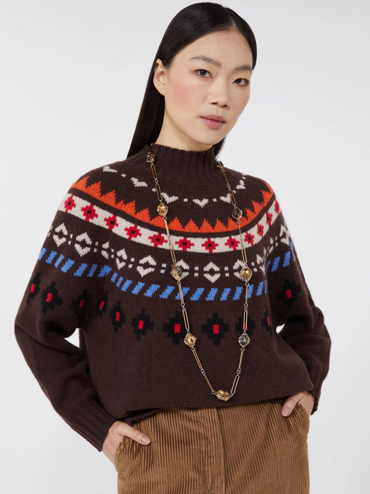 ALGA - Plated metal necklace