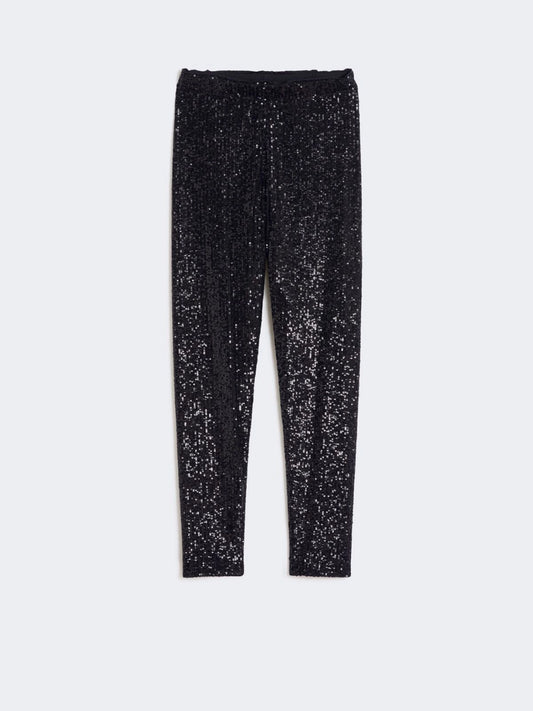 WKDFIDATO - Sequinned leggings