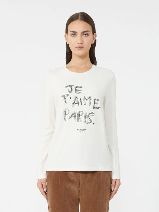 RENOIR - Fitted stretch jersey T-shirt