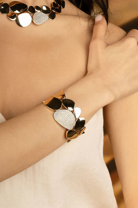 Soleil -Statement Galet Bangle