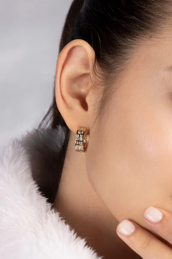 hiver - Ice Hoop Earrings