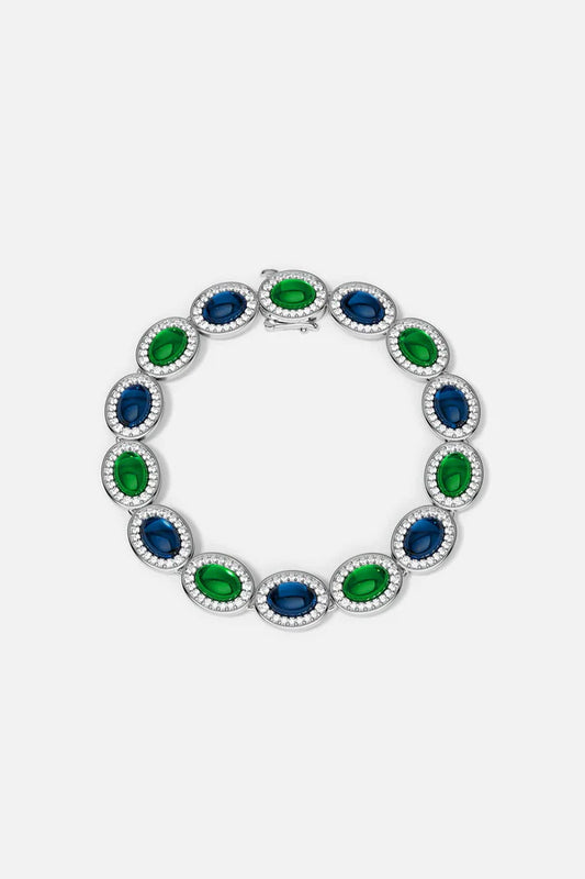 AUTOMNE - Bold Green and Blue Bracelet