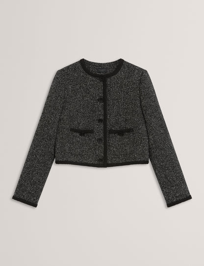 EKAA - Tailored Boucle Cropped Jacket
