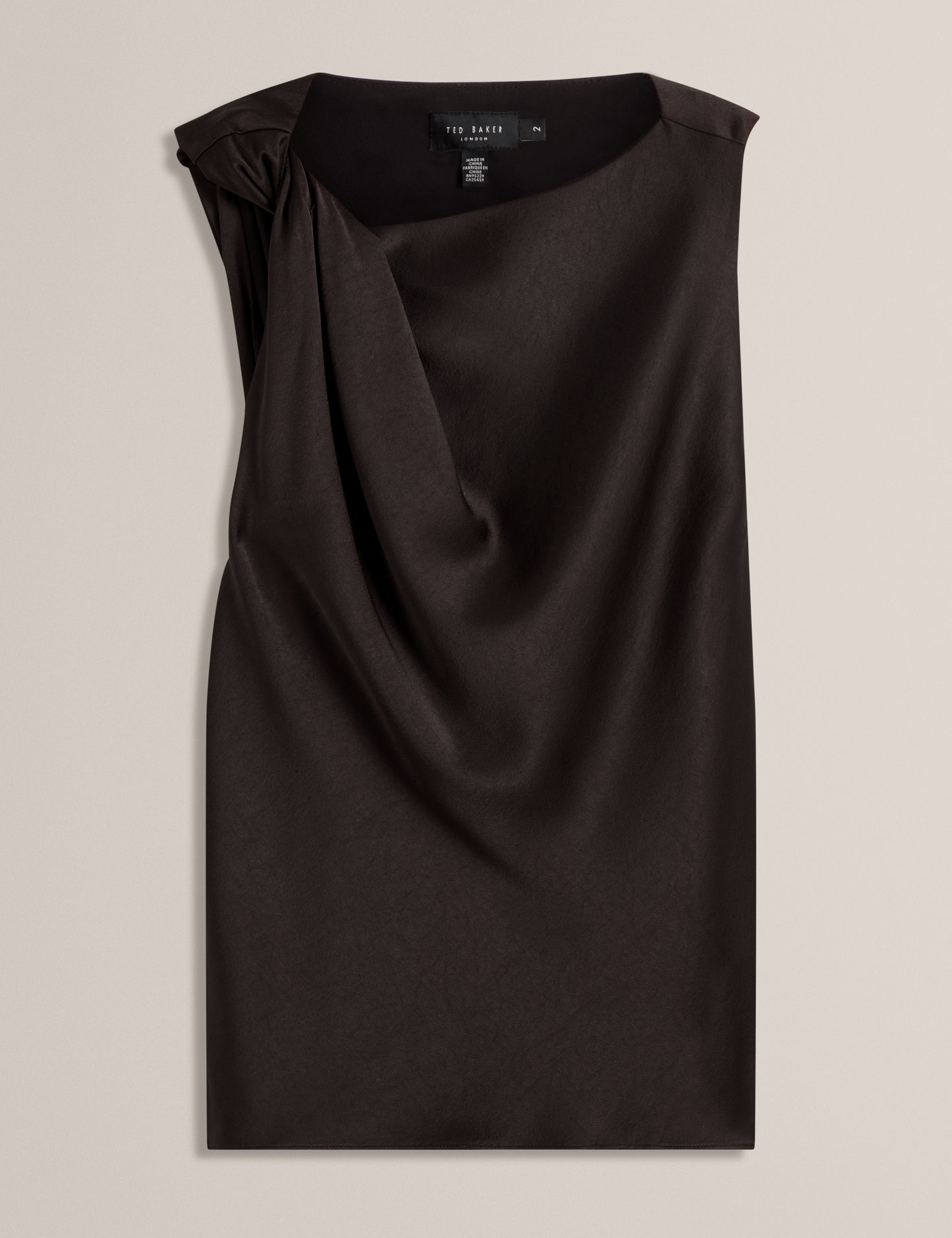 MIONA - Sleveless Twist Detail Top