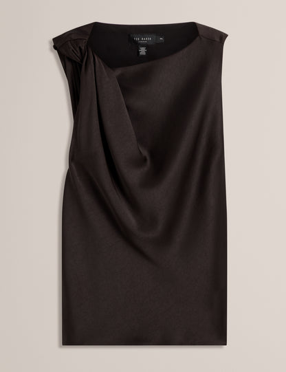 MIONA - Sleveless Twist Detail Top