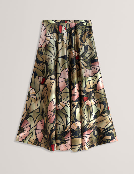 ALHIE - Printed Midi Skirt