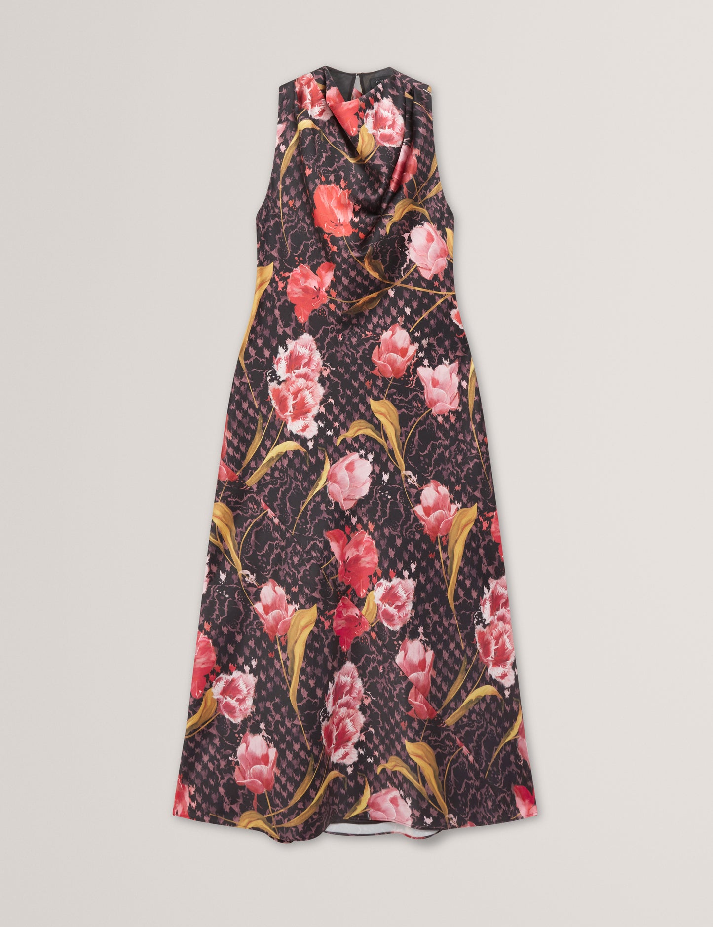 TWILLI - Printed Halter Neck Midi Dress