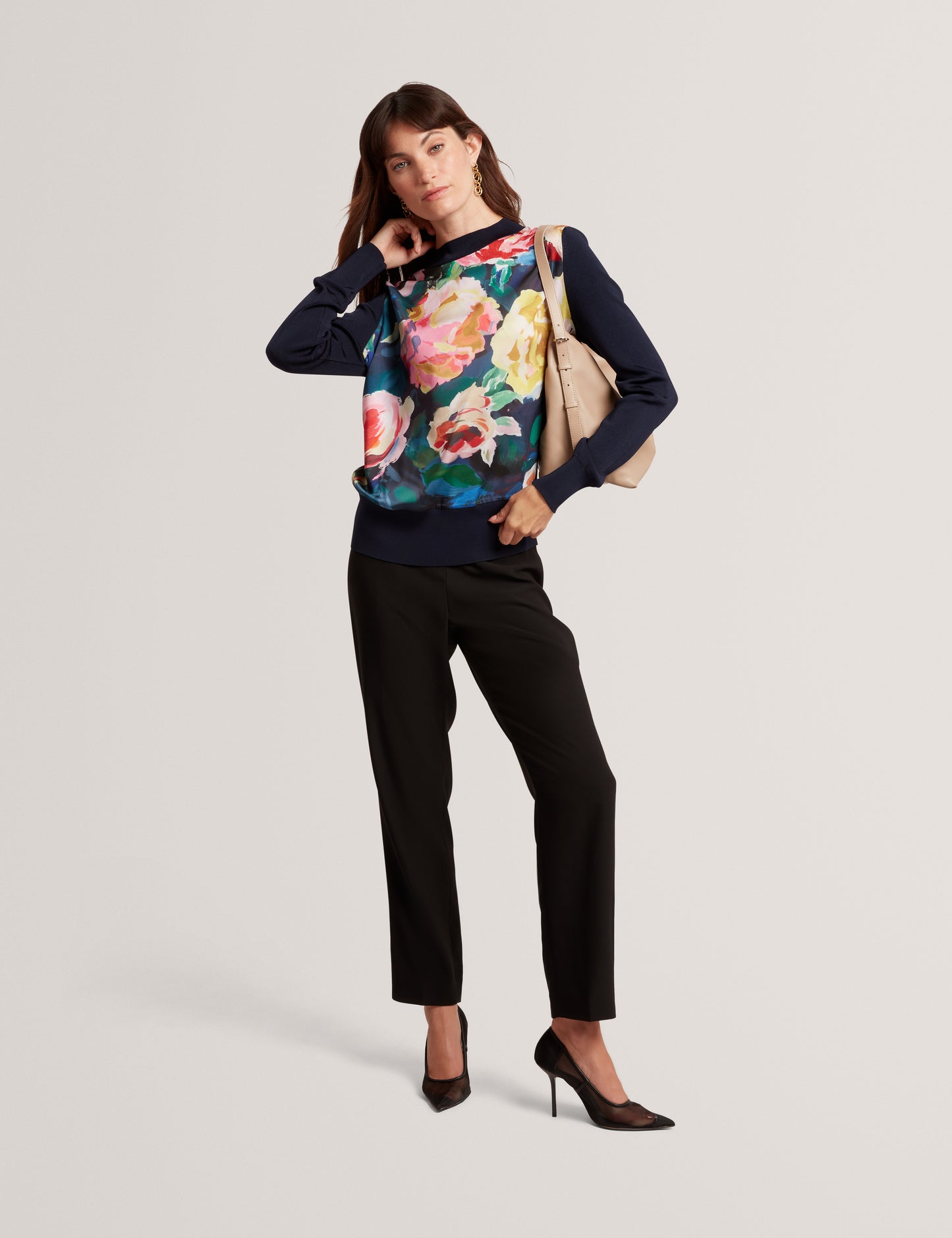 REMMIIA - Printed Woven Front Jumper