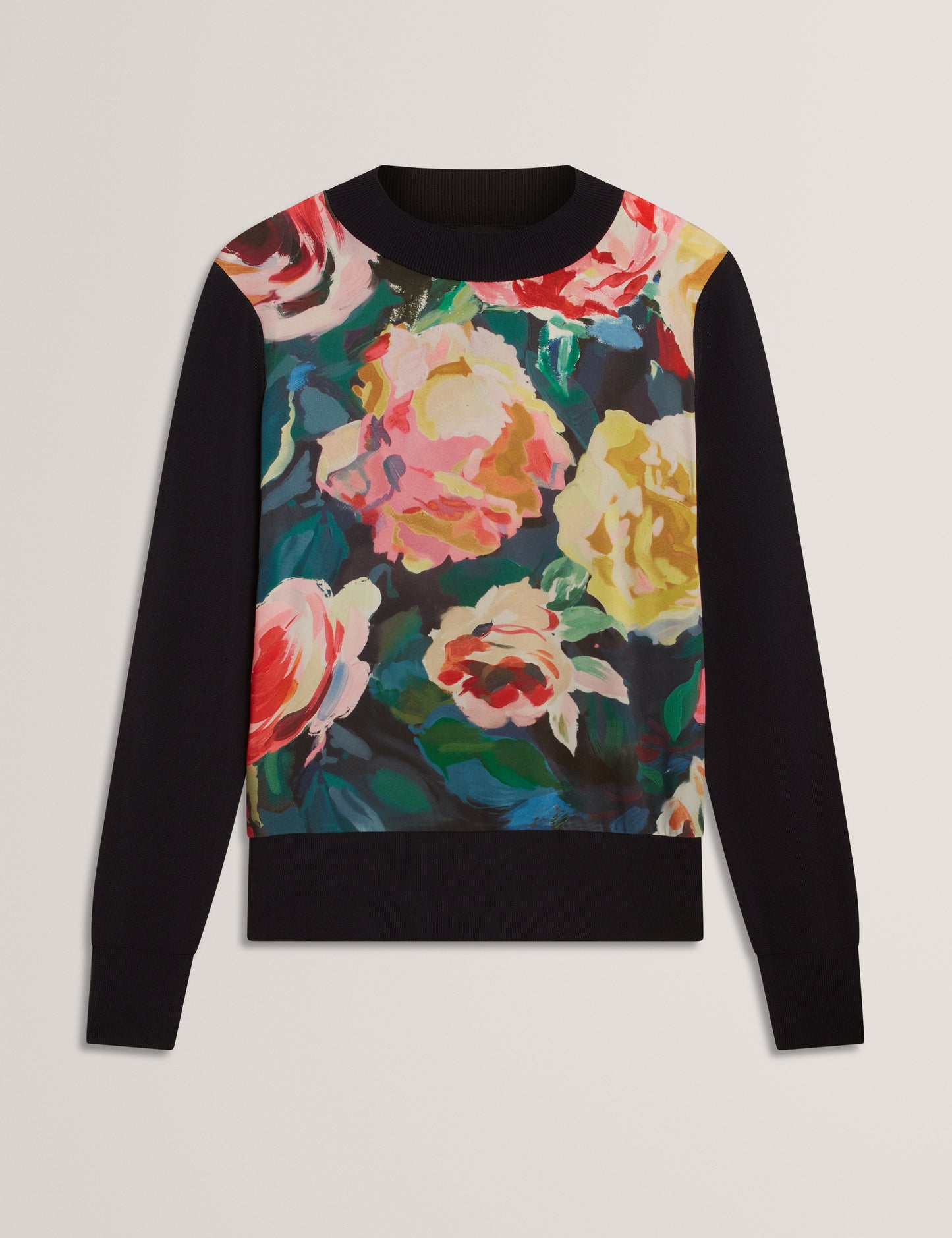 REMMIIA - Printed Woven Front Jumper