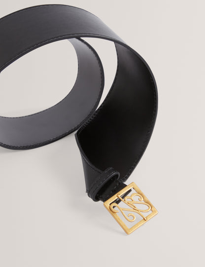 ANIIKAA - TB Script Leather Waist Belt