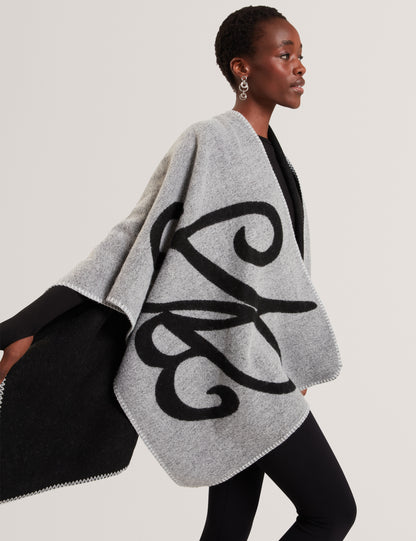 AVASII - TB Script Wool Blend Scarg