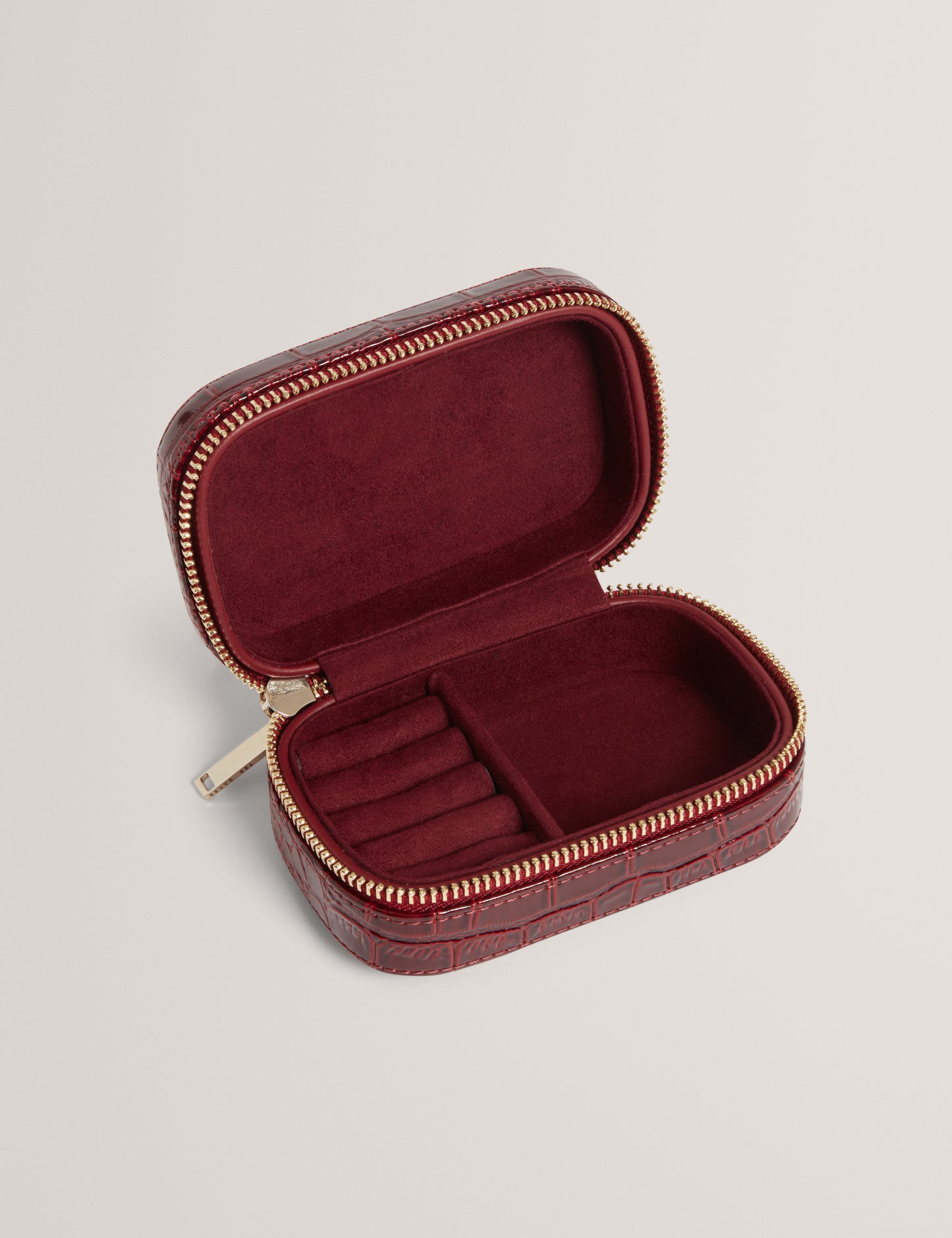 IVEE - Croc Effect Mini Jewellery Case