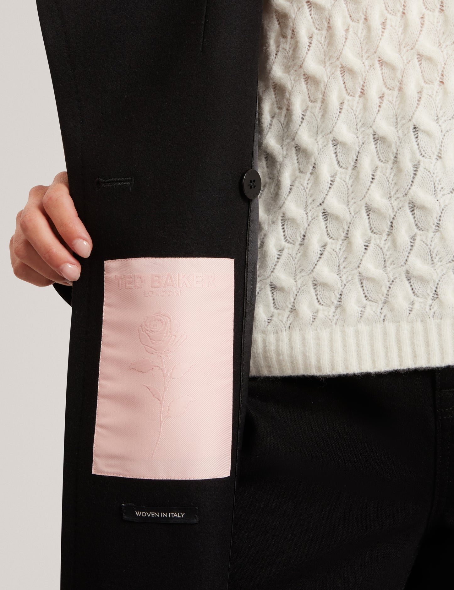 ROSE - Mid Length Belted Wool Wrap Coat