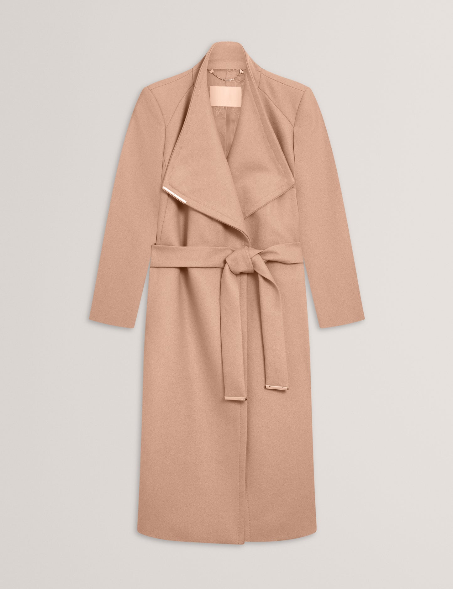 ROSE - Mid Length Belted Wool Wrap Coat